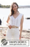 221-18 Doves Bay Vest by DROPS Design