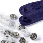 Prym Jersey Pulsanti con Strumenti Bianca, 10 mm