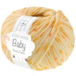 Lana Grossa Cool Wool Baby 374 Giallo agrume/Giallo/Turchese/Verde maggio