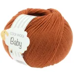 Lana Grossa Cool Wool Baby 337 Arancione bruno