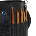 Borsa a tracolla per filato piccola, nera
