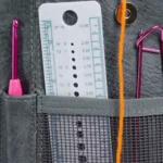 Borsa a tracolla per filato piccola, grigia