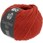 Lana Grossa Cool Wool Big 1628 Rosso melange