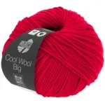 Lana Grossa Cool Wool Big 648 Rosso carminio