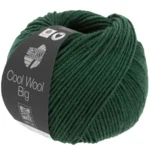 Lana Grossa Cool Wool Big 1625 Verde scuro melange