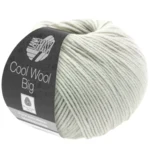Lana Grossa Cool Wool Big 1002 Grigio bianco