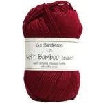 Go Handmade Soft Bamboo Double 17761 Borgogna