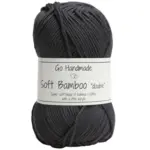 Go Handmade Soft Bamboo Double 17772 Nero/Grigio