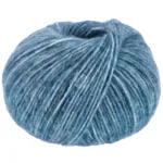 Lana Grossa Natural Alpaca Pelo 35 Petrolio scuro mélange