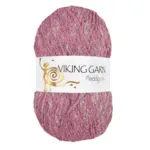 Viking Pleddgarn 765 Bianco/rosa