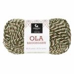 Gjestal Ola Raggegarn 718 Marrone/verde/bianco fresato