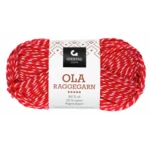 Gjestal Ola Raggegarn 709 Rosso/natura fresata