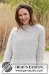 236-6 Northern Mermaid Sweater by DROPS Design