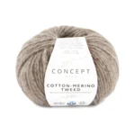 Katia Cotton-Merino Tweed 510 Marrone chiaro