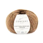 Katia Cotton-Merino Tweed 505 Marrone
