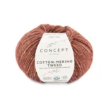Katia Cotton-Merino Tweed 500 Rosso