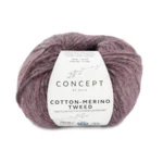 Katia Cotton-Merino Tweed 509 Rosa molto scuro