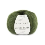 Katia Alpaca Silver 272 Verde scuro-argento