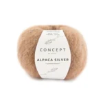 Katia Alpaca Silver 273 Marrone chiaro-argento