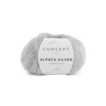 Katia Alpaca Silver 255 Grigio chiaro-argento