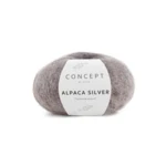 Katia Alpaca Silver 257 Marrone-argento