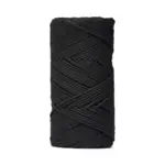 LindeHobby Macrame Lux, Corda per Macramè, 2 mm 03 Nero