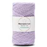 LindeHobby Macrame Lux, Corda per Macramè, 2 mm 14 Viola chiaro