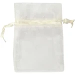 Borse in organza, 7x10 cm, 10 pezzi.