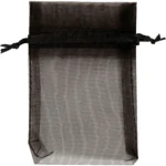 Borse in organza, 7x10 cm, 10 pezzi.