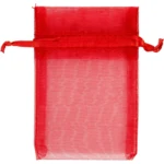 Borse in organza, 7x10 cm, 10 pezzi.