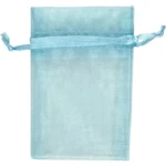 Borse in organza, 7x10 cm, 10 pezzi.
