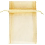 Borse in organza, 7x10 cm, 10 pezzi.