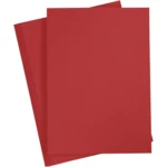 Carta, 20 pezzi, A4 - Rosso