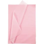 Carta di seta, 10 fogli, 50x70 cm Rosa chiaro