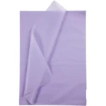 Carta di seta, 10 fogli, 50x70 cm Viola chiaro