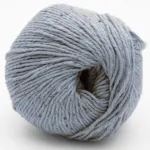 Erika Knight Gossypium Cotton Tweed 15 Azzurro ghiaccio