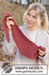 234-82 Pomegranate Shawl by DROPS Design