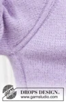 243-19 Winter Iris Cardigan by DROPS Design