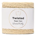 LindeHobby Twisted Paper Yarn 02 Beige chiaro