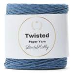 LindeHobby Twisted Paper Yarn 12 Blu jeans