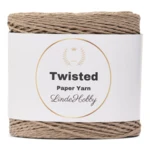 LindeHobby Twisted Paper Yarn 26 Tortora