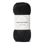 LindeHobby Mercerized Cotton 1 Nero