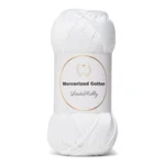 LindeHobby Mercerized Cotton 2 Bianco