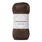LindeHobby Mercerized Cotton  8 Marrone scuro