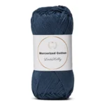 LindeHobby Mercerized Cotton 17 Blu marino
