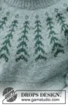 244-1 Ancient Woodlands Sweater by DROPS Design