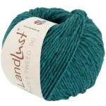 Lana Grossa Landlust Soft Tweed 90 30 Verde petrolio melange