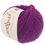 Lana Grossa Landlust Soft Tweed 90 33 Viola mélange
