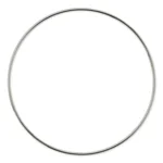 HobbyArts Anello in Metallo, Argento 15 cm