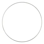 HobbyArts Anello in Metallo, Argento 30 cm
